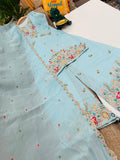 New Designer Party Wear Sharara Suit And Dupatta Set