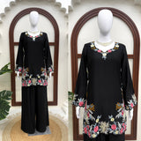 Designer Co-Ord Set With Beautiful Reyon Satin Fabric