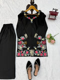 Designer Co-Ord Set With Beautiful Reyon Satin Fabric