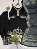 Latest Designer Top Baottm And Dupatta With Real Mirror And Embroidery Work