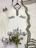 Latest Designer Top Baottm And Dupatta With Real Mirror And Embroidery Work
