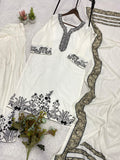 Latest Designer Top Baottm And Dupatta With Real Mirror And Embroidery Work