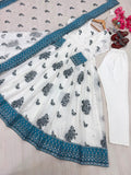 New Party Wear Look Heavy Star Georgette Gown Dupatta & Bottom Set