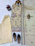 Vichitra Silk with Soft Micro Cotton Lining & Thread with sequence Work Salwar Kameez
