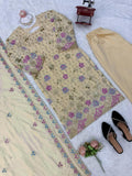 Vichitra Silk with Soft Micro Cotton Lining & Thread with sequence Work Salwar Kameez
