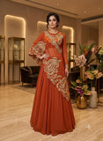 Latest Party Wear Lehenga Blouse And Shruge With Embroidery Work