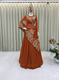 Latest Party Wear Lehenga Blouse And Shruge With Embroidery Work