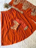 Latest Party Wear Lehenga Blouse And Shruge With Embroidery Work