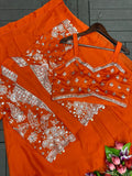 Designer Party Wear Koti with Lehenga  With Beautiful  Rangoli Silk Fabric