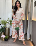 Summer Special Daily Wear Look Pure Cotton Slub Beautiful Co-Ord Set
