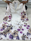 Summer Special Daily Wear Look Pure Cotton Slub Beautiful Co-Ord Set