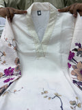 Summer Special Daily Wear Look Pure Cotton Slub Beautiful Co-Ord Set