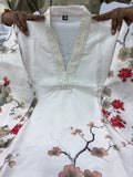 Summer Special Daily Wear Look Pure Cotton Slub Beautiful Co-Ord Set