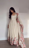 Pure Chinon Silk With Heavy Embroidery 5mm Sequence Work Salwar Kameez