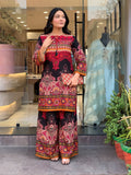 Designer Heavy Reyon Cotton With Digital Print Co-Ords Set