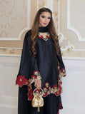 Roman Glass with Embroidery Sequence And Multi Work Beautiful Salwar Kameez