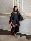 Roman Glass with Embroidery Sequence And Multi Work Beautiful Salwar Kameez