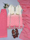 New Designer Collection In Pure Heavy Faux Georgette With Heavy Embroidery-Sequence Work Top-Bottom And Dupatta Set