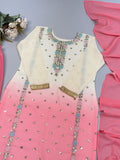 New Designer Collection In Pure Heavy Faux Georgette With Heavy Embroidery-Sequence Work Top-Bottom And Dupatta Set