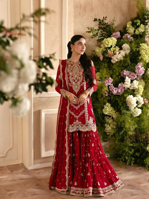 Latest Designer Faux Georgette Top Sahara And Dupatta Set