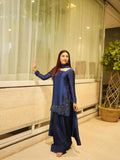New Designer Natural Crep Silk Top-Bottom And Dupatta Set