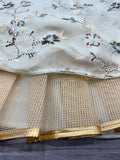 Premium Tabby Silk Embellished With Beautiful Thread Embroidery Work Lehenga Choli