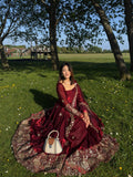 Latest Designer Fendy Silk Anarkali Suit