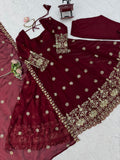 Latest Designer Fendy Silk Anarkali Suit