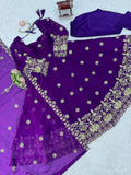 Latest Designer Fendy Silk Anarkali Suit