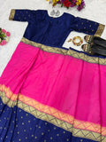 Beautiful Mysore Silk with Jacqaurd Demanded Dual tone Mysore Silk Saree Gown