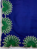 Latest Designer American Silk Top Farshi Plazo And Dupatta Set