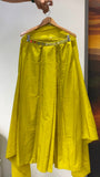 BEAUTIFUL 3 PIECE WITH REAL MIRROR WITH EMBROIDERED BLOUSE SKIRT AND LONG SHRUG