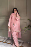 New Designer Party Wear Look Heavy Gimmy Silk With Readymade Fancy Lace Work top with farshi salwar