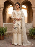 DESIGNER BEADS WITH SEQUENCE EMBROIDERY WORKED TOP PLAZZO SUIT WITH DUPATTA