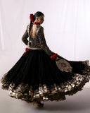 Faux Georgette with Soft Micro Cotton Lining & Thread with Sequence work Set