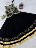 Faux Georgette with Soft Micro Cotton Lining & Thread with Sequence work Set