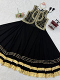 Faux Georgette with Soft Micro Cotton Lining & Thread with Sequence work Set