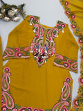 Latest Designer Salwar Kameez With Pure Heavy Georgette With Embroidery Thread Work