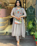 Beautiful Stitched CHINON VISCOSE with Embroidered work Salwar Kameez