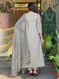 Beautiful Stitched CHINON VISCOSE with Embroidered work Salwar Kameez