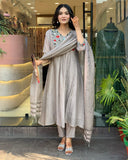 Beautiful Stitched CHINON VISCOSE with Embroidered work Salwar Kameez