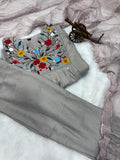 Beautiful Stitched CHINON VISCOSE with Embroidered work Salwar Kameez