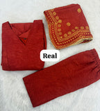 Kum Kum fabric with crush soft breathable & premium finish Salwar Kameez