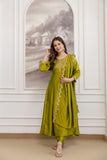 VICHITRA SILK WITH BEAUTIFUL EMBROIDERY WORK SALWAR KAMEEZ