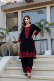 Faux Georgette with beautiful Embroidery Work Stitched Salwar Kameez