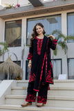 Faux Georgette with beautiful Embroidery Work Stitched Salwar Kameez