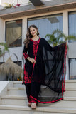 Faux Georgette with beautiful Embroidery Work Stitched Salwar Kameez