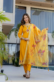 Beautiful Chanderi with Embroidery work Salwar Kameez