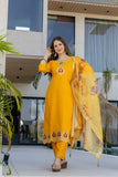 Beautiful Chanderi with Embroidery work Salwar Kameez