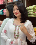 GEORGETTE BUTTI WITH EMBROIDERY WORK BEAUTIFUL SALWAR KAMEEZ